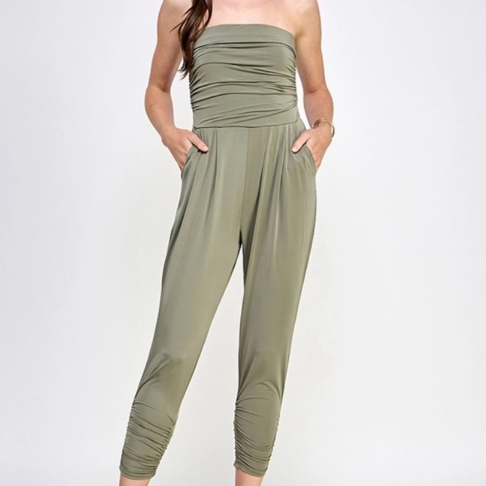 Olive Green Jumpsuit